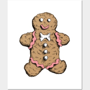 Ginger bread man Posters and Art